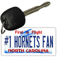 Number 1 Hornets Fan Novelty Metal Key Chain KC-13470