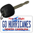 Go Hurricanes Novelty Metal Key Chain KC-13471