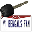 Number 1 Bengals Fan Novelty Metal Key Chain KC-13474