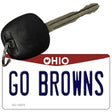 Go Browns Novelty Metal Key Chain KC-13475