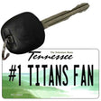 Number 1 Titans Fan Novelty Metal Key Chain KC-13504