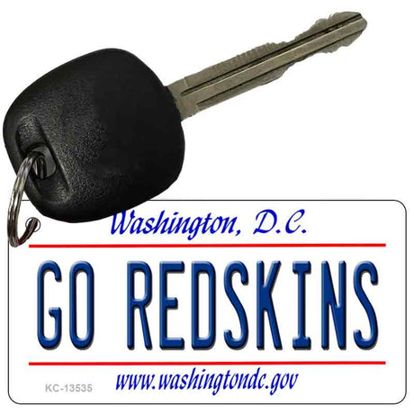 Go Redskins Novelty Metal Key Chain KC-13535