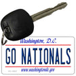 Go Nationals Novelty Metal Key Chain KC-13537