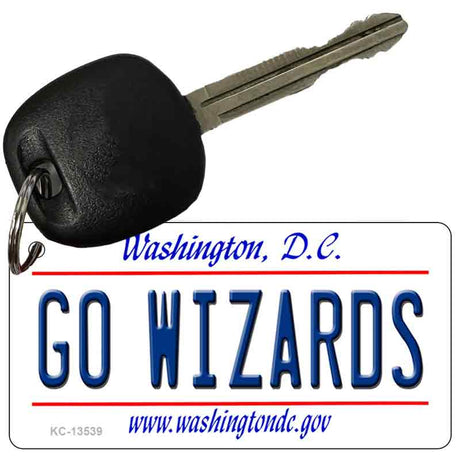 Go Wizards Novelty Metal Key Chain KC-13539