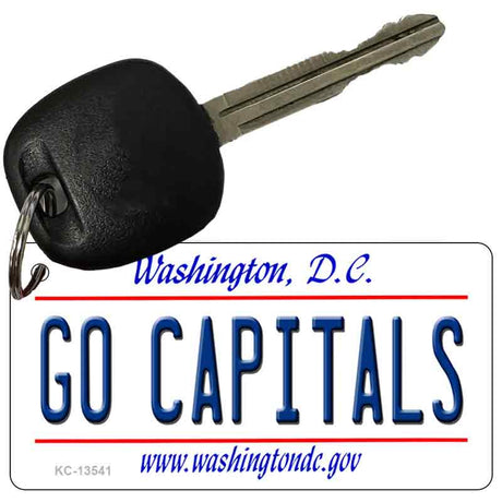 Go Capitals Novelty Metal Key Chain KC-13541