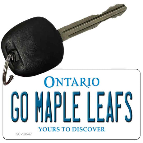 Go Maple Leafs Novelty Metal Key Chain KC-13547