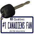 Number 1 Canadiens Fan Novelty Metal Key Chain KC-13550