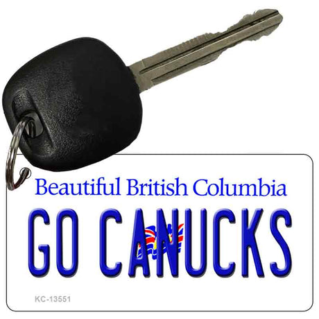 Go Canucks Novelty Metal Key Chain KC-13551