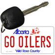 Go Oilers Novelty Metal Key Chain KC-13553