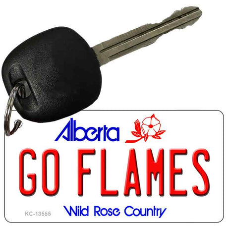 Go Flames Novelty Metal Key Chain KC-13555