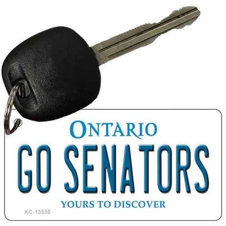 Go Senators Novelty Metal Key Chain KC-13559