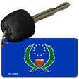 Pohnpei Flag Novelty Metal Key Chain