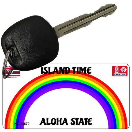 Hawaii Blank Novelty Metal Key Chain KC-13570