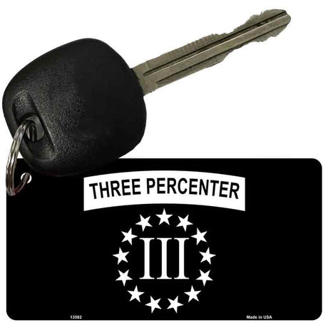 3 Percenter Ring of Stars Novelty Metal Key Chain KC-13582