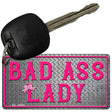 Bad Ass Lady Novelty Metal Key Chain