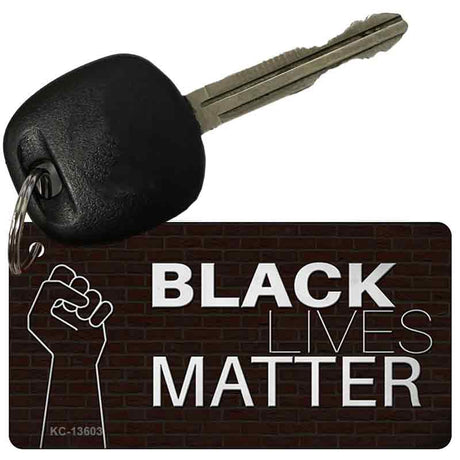 Black Lives Matter Fist Brick Novelty Metal Key Chain KC-13603