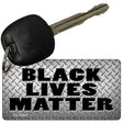 Black Lives Matter Diamond Plate Novelty Metal Key Chain KC-13606