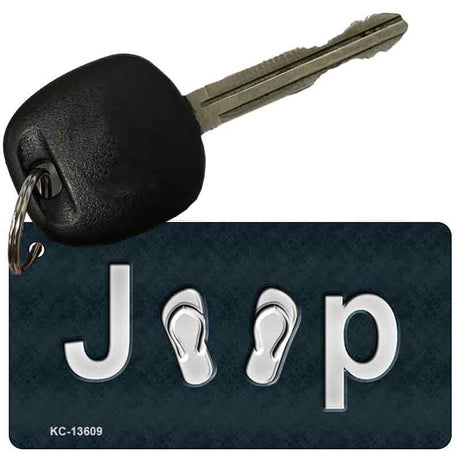 J**P Flipflop Novelty Metal Key Chain KC-13609