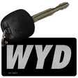 WYD Black Novelty Metal Key Chain KC-13617