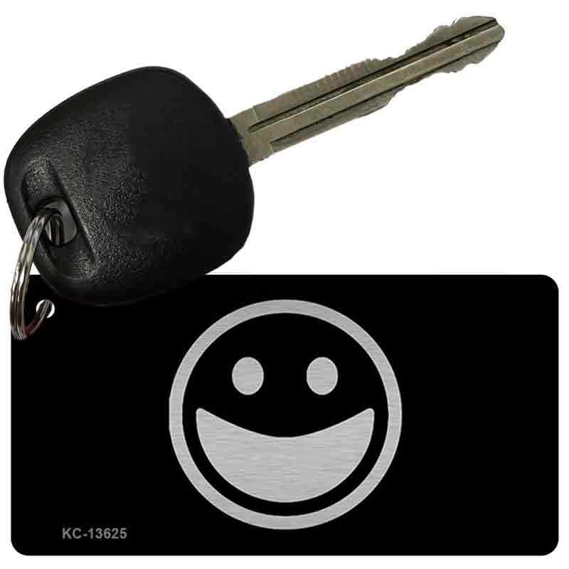 Happy Black Novelty Metal Key Chain KC-13625