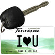 I Heart You Novelty Metal Key Chain KC-13638