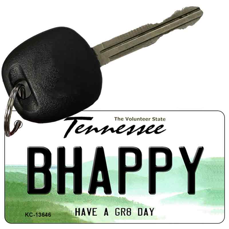 Be Happy Novelty Metal Key Chain KC-13646