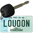 Loudon New Hampshire Novelty Metal Key Chain KC-13653