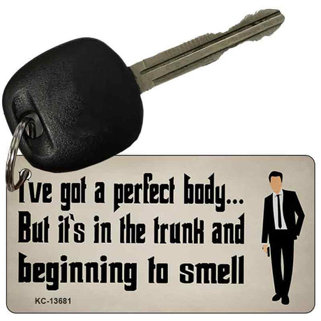 Body in The Trunk Novelty Metal Key Chain KC-13681