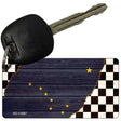 Alaska Racing Flag Novelty Metal Key Chain KC-13687