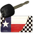 Texas Racing Flag Novelty Metal Key Chain KC-13728