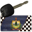 Vermont Racing Flag Novelty Metal Key Chain KC-13730