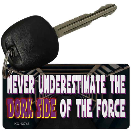 The Dork Side Novelty Metal Key Chain Tag KC-13748