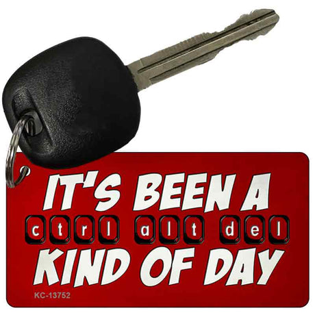 Ctrl Alt Del Day Novelty Metal Key Chain Tag KC-13752