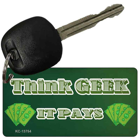 Think Geek Novelty Metal Key Chain Tag KC-13754