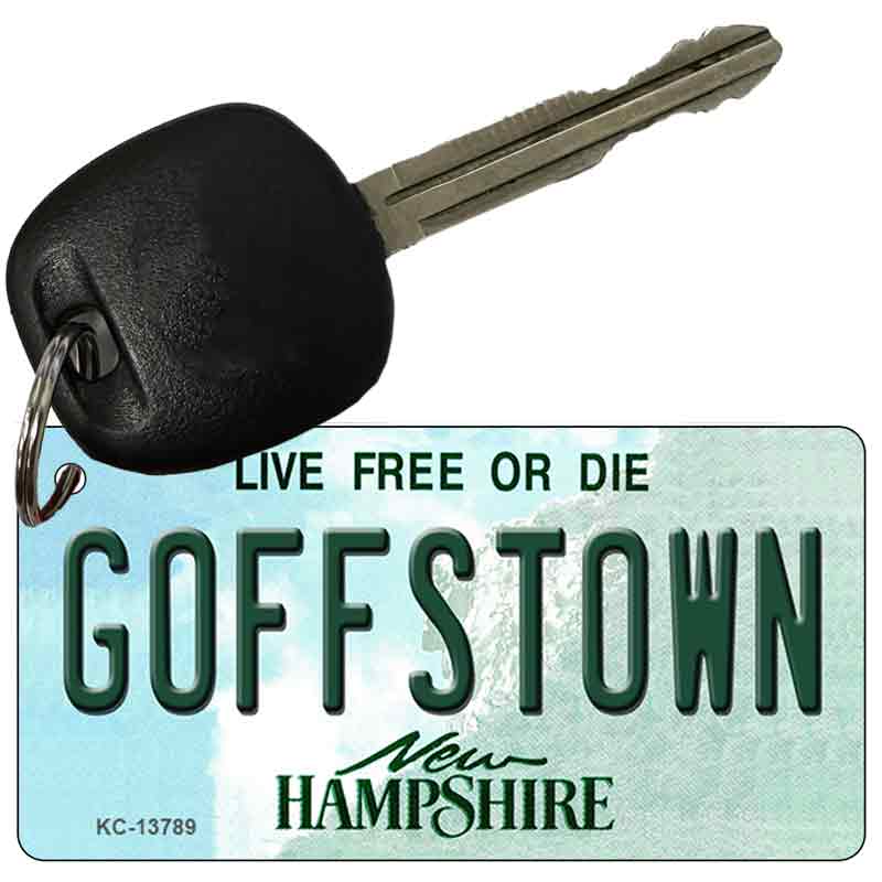 Goffstown New Hampshire Novelty Metal Key Chain KC-13789