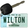 Wilton New Hampshire Novelty Metal Key Chain KC-13793