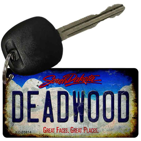 Deadwood South Dakota Rusty Novelty Metal Key Chain