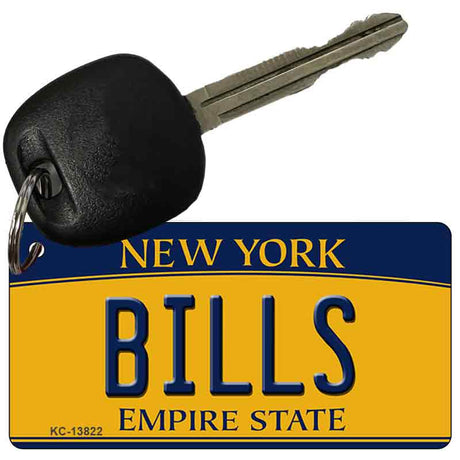 Bills New York Yellow Novelty Metal Key Chain