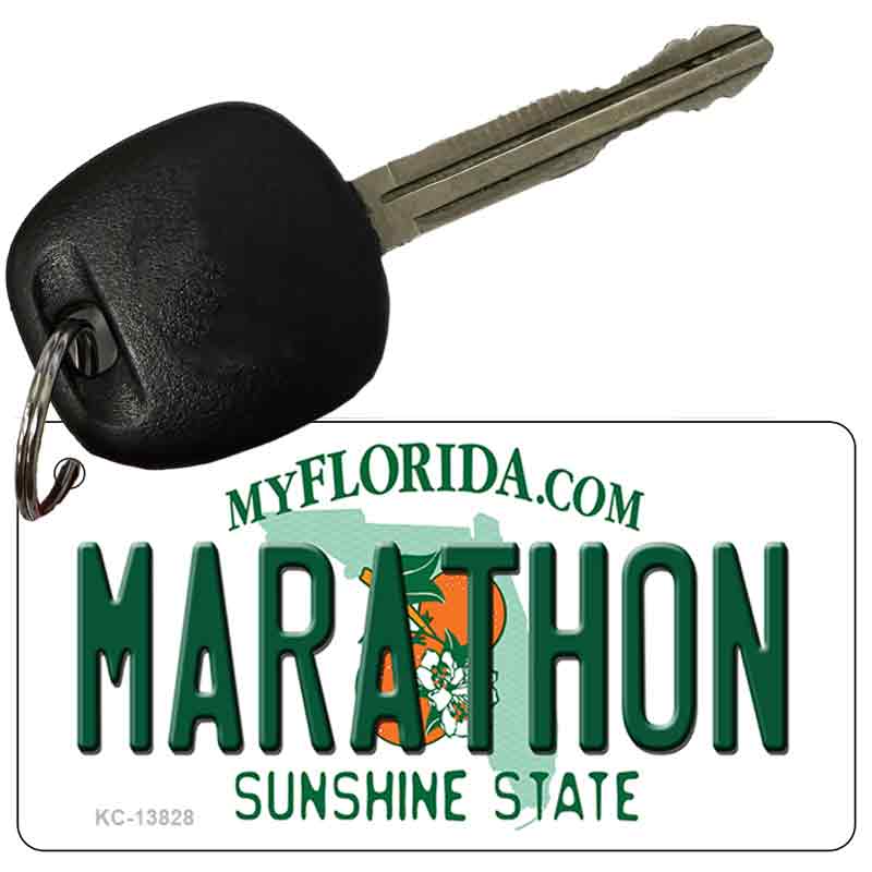 Marathon Florida Novelty Metal Key Chain