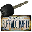 Buffalo Mafia Excelsior New York Rusty Novelty Metal Key Chain