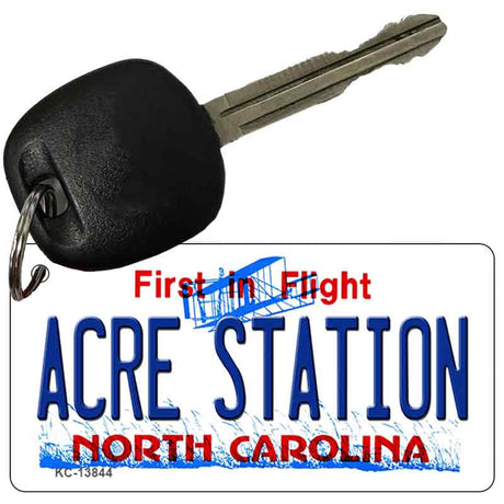 Acre Station North Carolina Novelty Metal Key Chain