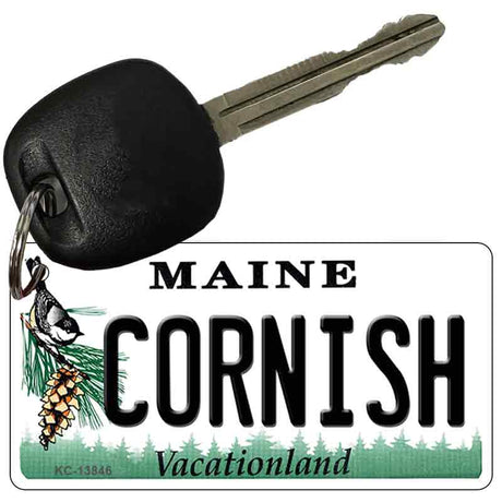 Cornish Maine Novelty Metal Key Chain