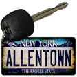 Allentown NY Blue Rusty Novelty Metal Key Chain