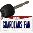 Guardians Fan Ohio Overlay Novelty Metal Key Chain