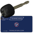 Blank Tennessee Blue Novelty Metal Key Chain