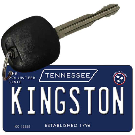 Kingston Tennessee Blue Novelty Metal Key Chain