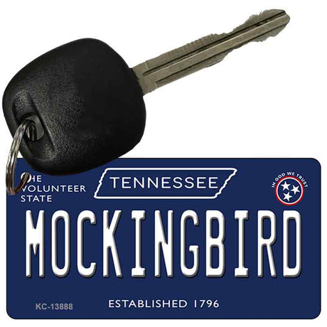 Mockingbird Tennessee Blue Novelty Metal Key Chain