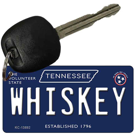 Whiskey Tennessee Blue Novelty Metal Key Chain