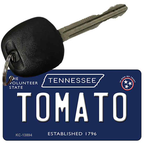 Tomato Tennessee Blue Novelty Metal Key Chain