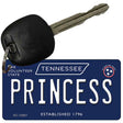 Princess Tennessee Blue Novelty Metal Key Chain